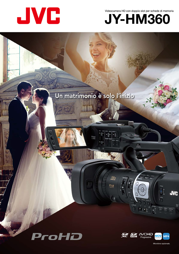 Brochure camcorder Full HD JY-HM360E