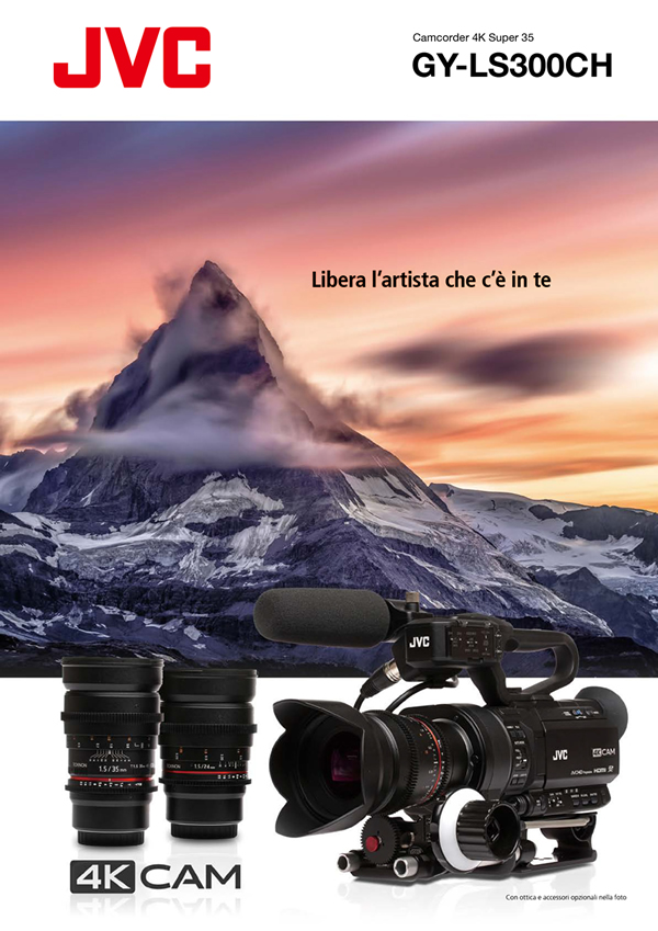 Brochure cinema camera 4K Super 35 GY-LS300CHE