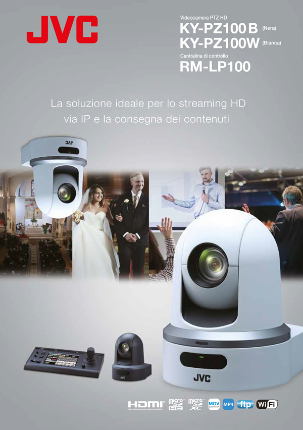 Catalogo videocamere robotizzate PTZ KY-PZ100